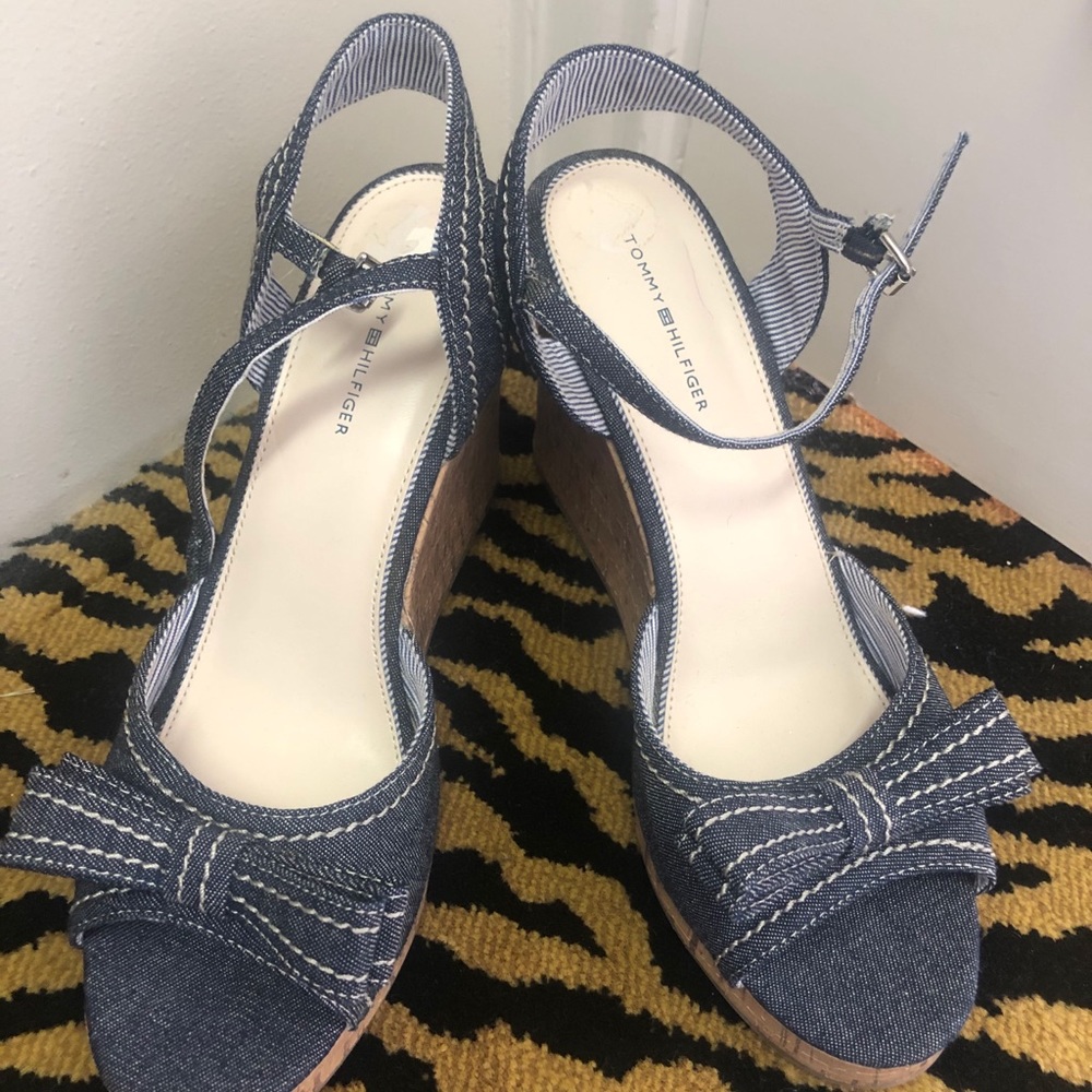 Tommy Hilfiger denim wedges